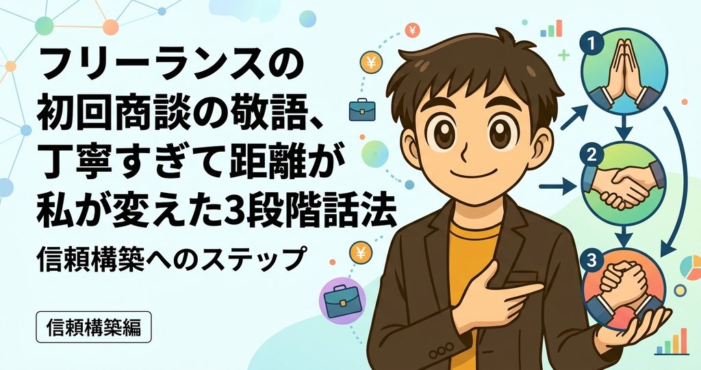 フリーランス 敬語 初回商談のアイキャッチ画像