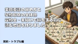 契約解除の地図