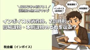 インボイスの消費税、2割特例・簡易課税・本則課税のどれを選ぶ? 消費税の納め方マップ