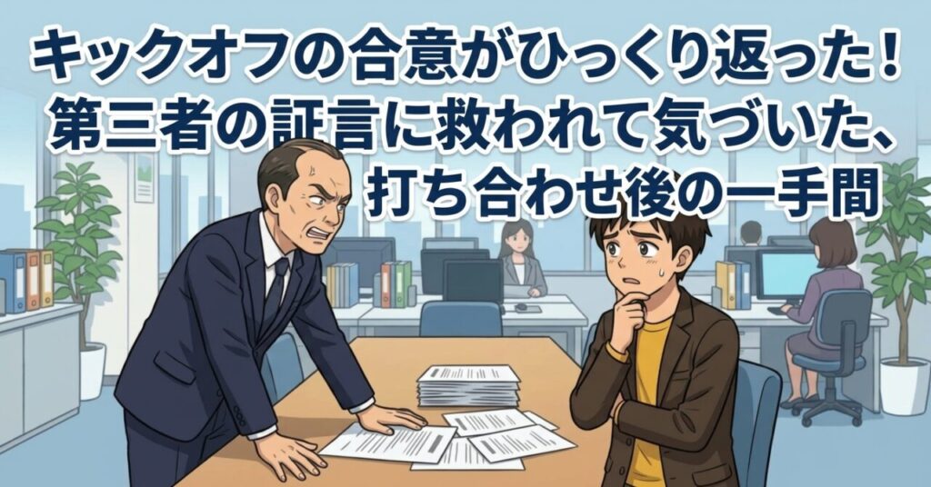業務委託 言った言わない 防止のアイキャッチ画像