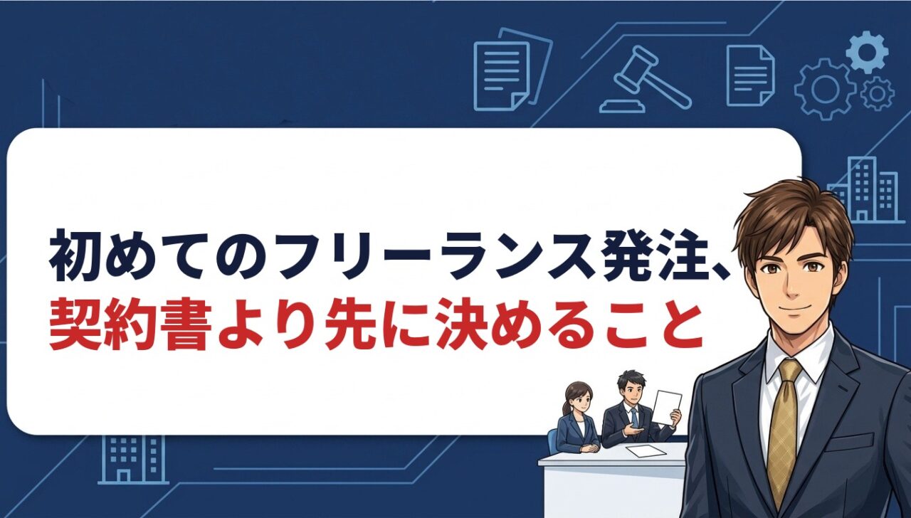 フリーランス 初めて 発注 準備のアイキャッチ画像
