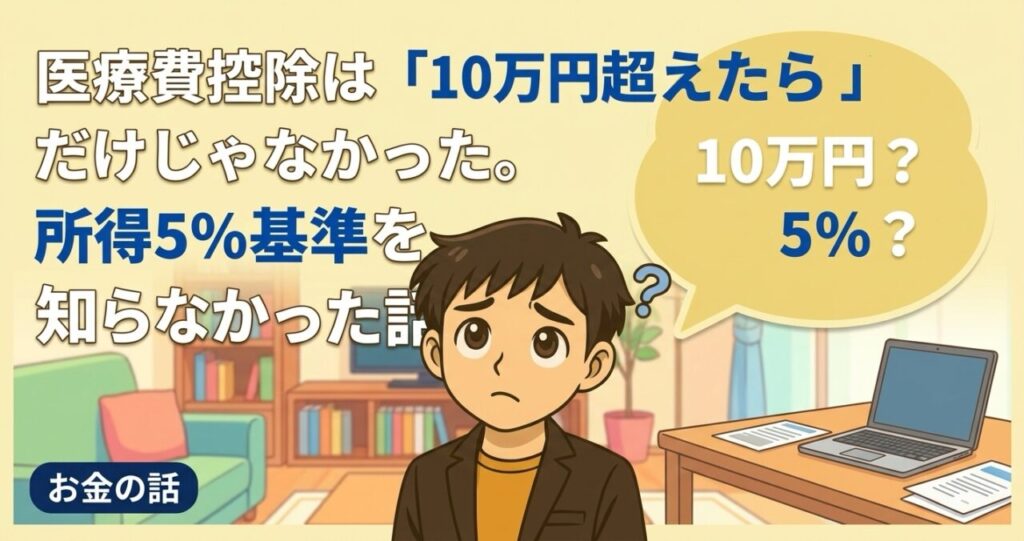 医療費控除 10万円未満のアイキャッチ画像