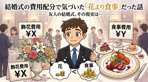 結婚式の費用配分で気づいた「花より食事」だった話 花より団子